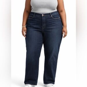 Judy Blue high waist straight jeans dark wash 24W NWT